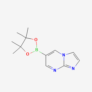 6-(4,4,5,5-Tetramethyl-1,3,2-dioxaborolan-2-YL)imidazo[1,2-A]pyrimidine