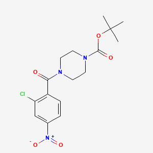 Tert-butyl 4-(2-chloro-4-nitrobenzoyl)piperazine-1-carboxylate