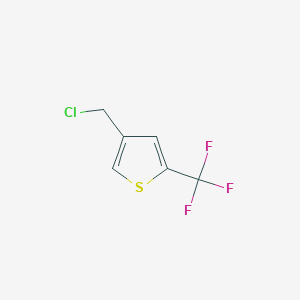 4-(Chloromethyl)-2-(trifluoromethyl)thiophene