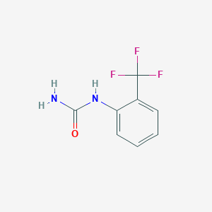 molecular formula C8H7F3N2O B2828218 1-[2-(Trifluoromethyl)phenyl]urea CAS No. 13114-85-7