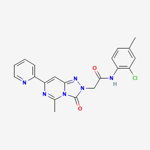 N-(2-chloro-4-methylphenyl)-2-(5-methyl-3-oxo-7-(pyridin-2-yl)-[1,2,4]triazolo[4,3-c]pyrimidin-2(3H)-yl)acetamide