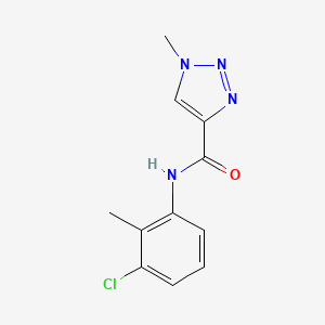 N-(3-chloro-2-methylphenyl)-1-methyl-1H-1,2,3-triazole-4-carboxamide