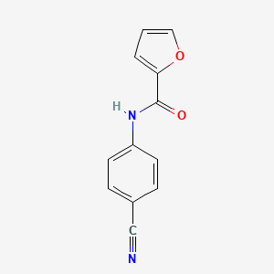 molecular formula C12H8N2O2 B2828291 N-(4-氰苯基)呋喃-2-羧酰胺 CAS No. 332065-12-0