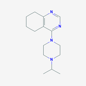 molecular formula C15H24N4 B2828297 4-[4-(Propan-2-yl)piperazin-1-yl]-5,6,7,8-tetrahydroquinazoline CAS No. 2097866-70-9