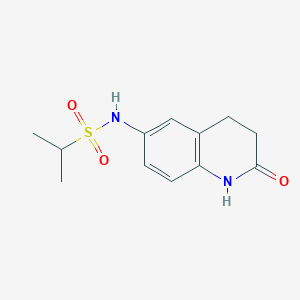 N-(2-oxo-1,2,3,4-tetrahydroquinolin-6-yl)propane-2-sulfonamide