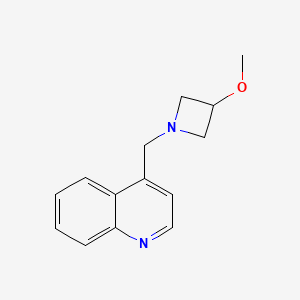 4-[(3-Methoxyazetidin-1-yl)methyl]quinoline
