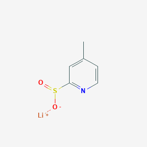 molecular formula C6H6LiNO2S B2828444 Lithium(1+) ion 4-methylpyridine-2-sulfinate CAS No. 2172053-21-1