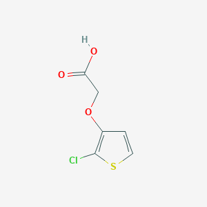 molecular formula C6H5ClO3S B2828461 2-((2-Chlorothiophen-3-yl)oxy)acetic acid CAS No. 65449-53-8