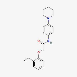 molecular formula C21H26N2O2 B2828522 2-(2-ethylphenoxy)-N-[4-(piperidin-1-yl)phenyl]acetamide CAS No. 449749-62-6