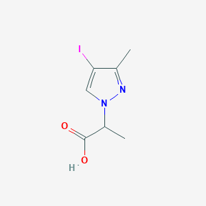 2-(4-Iodo-3-methyl-1H-pyrazol-1-yl)propanoic acid