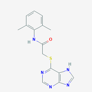 molecular formula C15H15N5OS B282855 N-(2,6-Dimethyl-phenyl)-2-(9H-purin-6-ylsulfanyl)-acetamide 