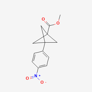 Methyl 3-(4-nitrophenyl)bicyclo[1.1.1]pentane-1-carboxylate