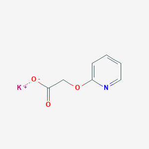 molecular formula C7H6KNO3 B2828557 Potassium 2-(pyridin-2-yloxy)acetate CAS No. 2138086-22-1