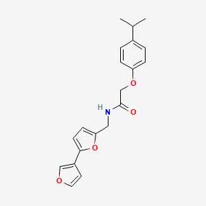 N-({[2,3'-bifuran]-5-yl}methyl)-2-[4-(propan-2-yl)phenoxy]acetamide