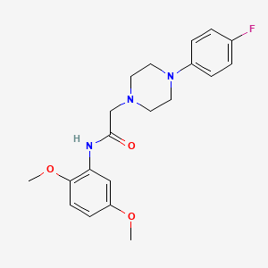 N-(2,5-dimethoxyphenyl)-2-[4-(4-fluorophenyl)piperazin-1-yl]acetamide