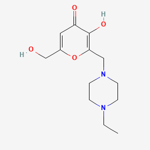 2-(4-Ethyl-piperazin-1-ylmethyl)-3-hydroxy-6-hydroxymethyl-pyran-4-one