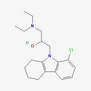 1-(8-chloro-1,2,3,4-tetrahydro-9H-carbazol-9-yl)-3-(diethylamino)propan-2-ol