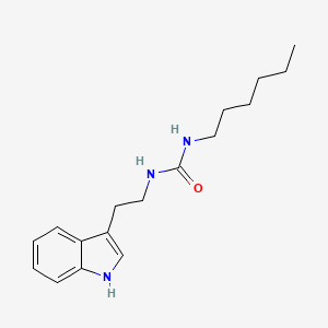 molecular formula C17H25N3O B2828715 1-hexyl-3-[2-(1H-indol-3-yl)ethyl]urea CAS No. 1023052-96-1