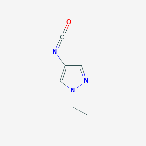 molecular formula C6H7N3O B2828719 1-乙基-4-异氰基吡唑 CAS No. 1341605-06-8