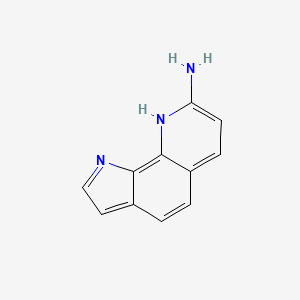 molecular formula C11H9N3 B2828723 1h-Pyrrolo[3,2-h]quinoline-8-amine CAS No. 80077-07-2