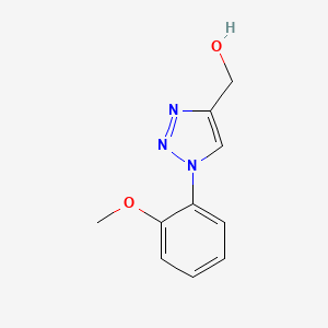 molecular formula C10H11N3O2 B2828730 [1-(2-甲氧基苯基)-1H-1,2,3-三唑-4-基]甲醇 CAS No. 339067-38-8