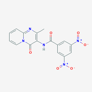 N-(2-methyl-4-oxo-4H-pyrido[1,2-a]pyrimidin-3-yl)-3,5-dinitrobenzamide