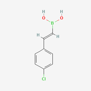 molecular formula C8H8BClO2 B2828750 trans-2-(4-Chlorophenyl)vinylboronic acid CAS No. 154230-29-2; 214907-27-4