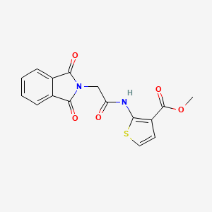 Methyl 2-(2-(1,3-dioxoisoindolin-2-yl)acetamido)thiophene-3-carboxylate