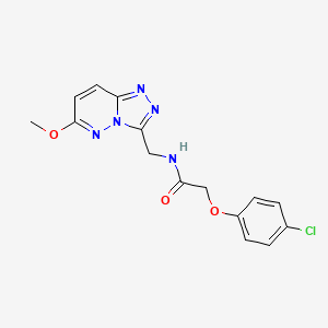 2-(4-chlorophenoxy)-N-((6-methoxy-[1,2,4]triazolo[4,3-b]pyridazin-3-yl)methyl)acetamide