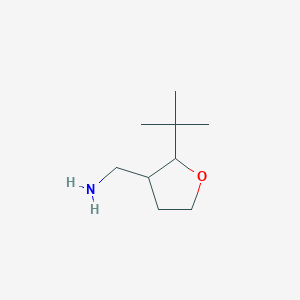(2-Tert-butyloxolan-3-yl)methanamine
