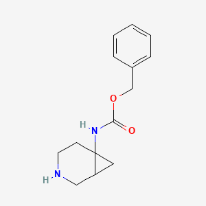 molecular formula C14H18N2O2 B2828838 Benzyl (3-azabicyclo[4.1.0]heptan-6-yl)carbamate CAS No. 1893960-00-3