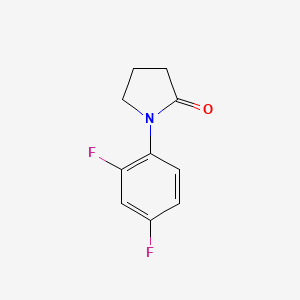 molecular formula C10H9F2NO B2828847 1-(2,4-Difluorophenyl)pyrrolidin-2-one CAS No. 124704-76-3