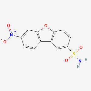 molecular formula C12H8N2O5S B2828872 7-Nitrodibenzo[b,d]furan-2-sulfonamide CAS No. 632301-17-8