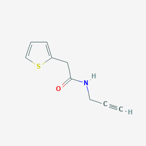 molecular formula C9H9NOS B2828881 N-(丙-2-炔基)-2-(噻吩-2-基)乙酰胺 CAS No. 1249097-49-1