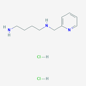 molecular formula C10H19Cl2N3 B2828891 N'-(Pyridin-2-ylmethyl)butane-1,4-diamine;dihydrochloride CAS No. 2470440-21-0