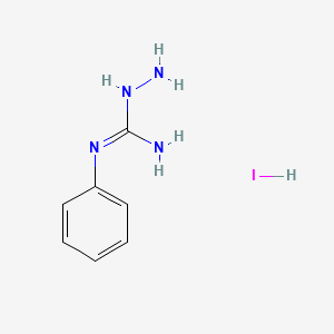molecular formula C7H11IN4 B2828893 3-苯基-1-氨基胍碘酸盐 CAS No. 56204-41-2
