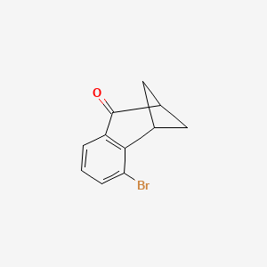 molecular formula C11H9BrO B2828912 3-Bromotricyclo[7.1.1.02,7]undeca-2(7),3,5-trien-8-one CAS No. 2567504-42-9