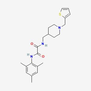 N1-mesityl-N2-((1-(thiophen-2-ylmethyl)piperidin-4-yl)methyl)oxalamide
