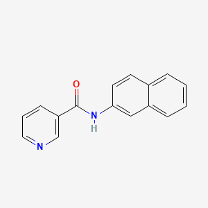 molecular formula C16H12N2O B2828934 N-(萘-2-基)吡啶-3-羧酰胺 CAS No. 75358-97-3