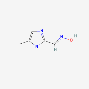 (NE)-N-[(1,5-dimethylimidazol-2-yl)methylidene]hydroxylamine