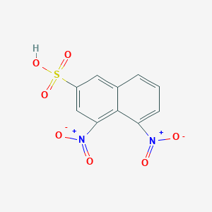 molecular formula C10H6N2O7S B2828941 4,5-Dinitronaphthalene-2-sulfonic acid CAS No. 90947-27-6