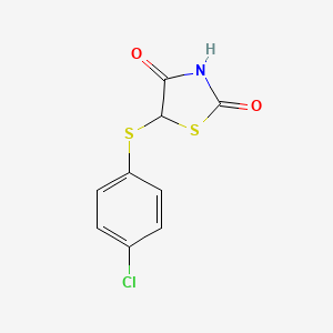 5-(4-Chlorophenylsulfanyl)-thiazolidine-2,4-dione