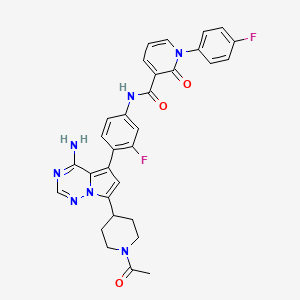 molecular formula C31H27F2N7O3 B2828974 Tam-IN-2 CAS No. 2135642-56-5