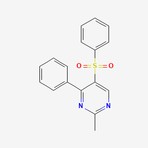 2-Methyl-4-phenyl-5-(phenylsulfonyl)pyrimidine