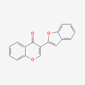 molecular formula C17H10O3 B2829056 3-(1-benzofuran-2-yl)-4H-chromen-4-one CAS No. 57379-57-4