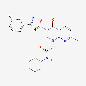 N-(2,4-dimethoxyphenyl)-2-(2-oxo-3-phenyl-2,3-dihydro-1H-imidazo[4,5-b]pyridin-1-yl)acetamide