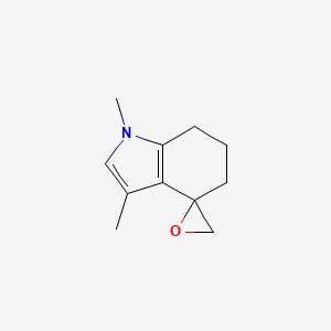 molecular formula C11H15NO B2829115 1,3-Dimethylspiro[6,7-dihydro-5H-indole-4,2'-oxirane] CAS No. 2248412-32-8