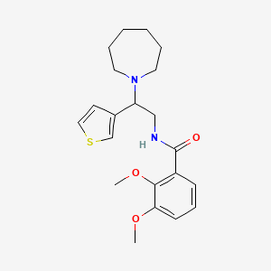 N-(2-(azepan-1-yl)-2-(thiophen-3-yl)ethyl)-2,3-dimethoxybenzamide