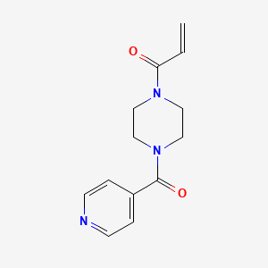 1-[4-(Pyridine-4-carbonyl)piperazin-1-yl]prop-2-en-1-one