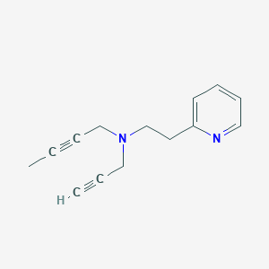 (But-2-yn-1-yl)(prop-2-yn-1-yl)[2-(pyridin-2-yl)ethyl]amine